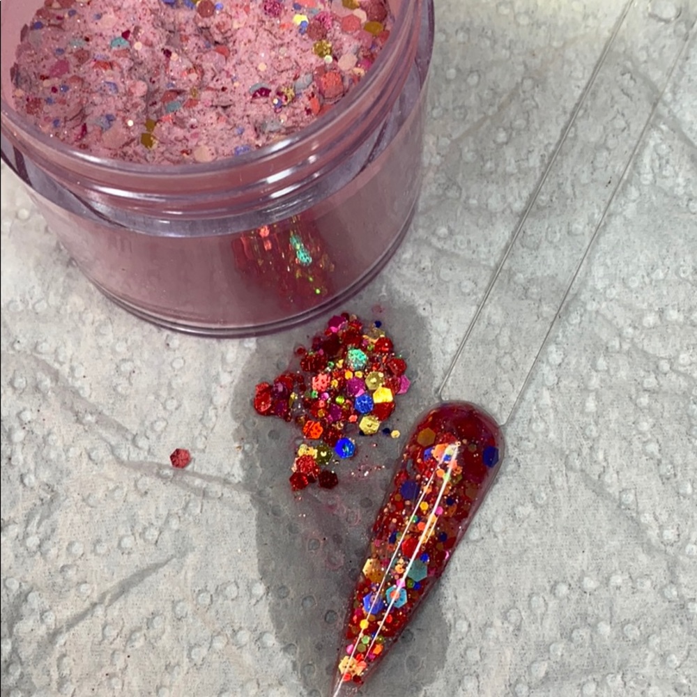 Clown 1 ounce glitter acrylic mix